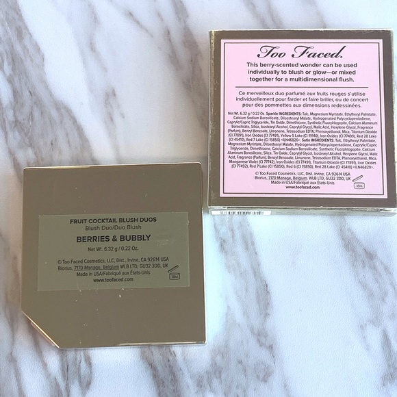 Too Faced Fruit Cocktails Blush Duo Berries Scented - Picture 3 of 6